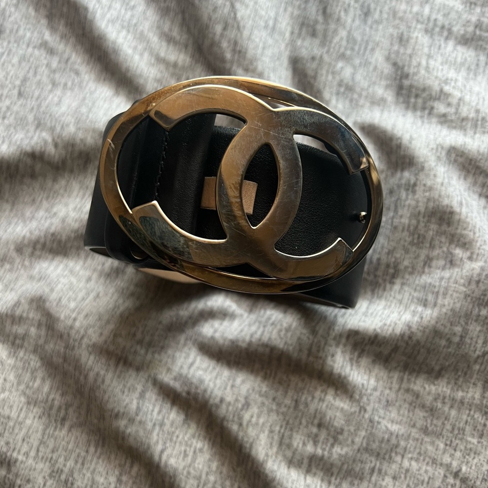 Authentic Chanel Large CC  Belt size 85/34